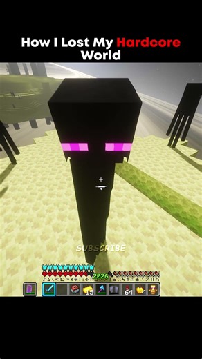 How I Lost My Hardcore World #minecraft #mlgclutch #pvp #clutch #manhunt #gaming