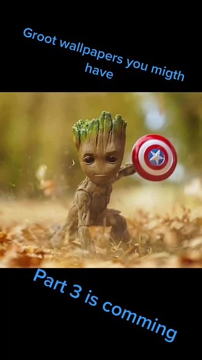 Groot wallpapers part 2 #groot #fyp #wallpapers