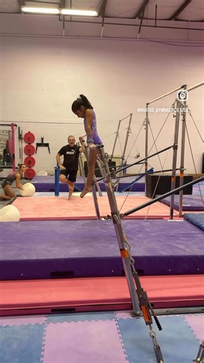 7.2K views · 69 reactions | We teach our girls to celebrate intention  Take a look at little @kratos_gymnast_alisha first attempt at endo by herself 朗 This is one of the most complex bar skills to master and her attempt to go for it is huge at seven years old  . . . #gymnastics #gymnast #gymnastsofinstagram #gymnasticsshoutouts #gymnasticstraining #gymnasticslife #gymnasticscoach | Kratos Gymnastics | Facebook