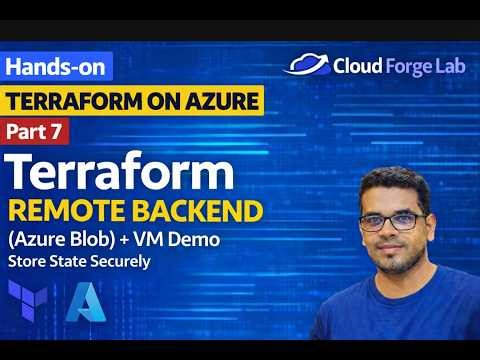 Hands-on Terraform on Azure | Part 7 – Remote Backend (Azure Blob) + VM Demo | Store State Securely