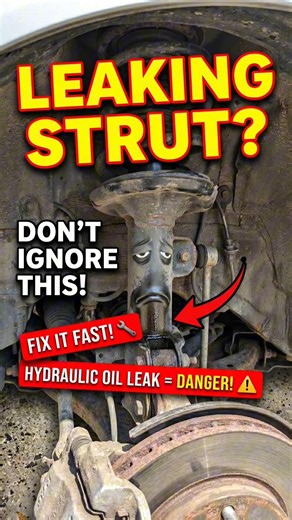 Strut Warning! 😱 Ignore This Leak & Your Suspension Will Suffer#strut #suspension #carvideos