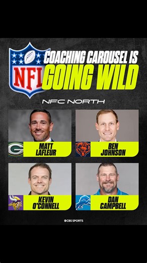 The NFC North is the ONLY division with all head coaches still standing 👀 | Kansas City Chiefs on CBS Sports