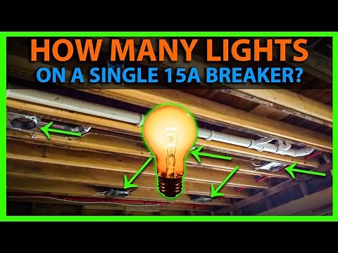 How Many Lights on a 15A Circuit Breaker? Calculate Wattage for 15 Amp Circuit & Number of Fixtures