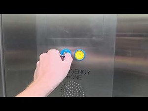 Code Blue Service Demo On a MASSIVE MEI Hydraulic Service Elevator