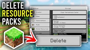 How To Delete Resource Packs In Minecraft Bedrock (PC, Console, Mobile) - Full Guide