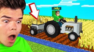 Playing FARMING SIMULATOR In MINECRAFT…