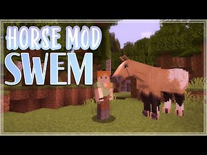 Minecraft SWEM Mod 🐎 How 2 GET Horses & A LOT of Items! | First Time playing REACTION! |