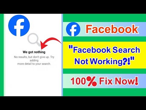 Facebook Search "We Got Nothing" No Results Fix | Try Adding More Detail Error