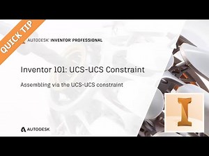 Quick Tip - UCS to UCS constraint