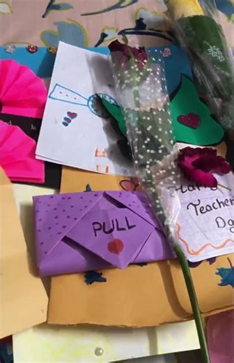 Ideas for making cards on Teacher’s Day #reels #cards #ideas #easy #colour #activity #vlog #video