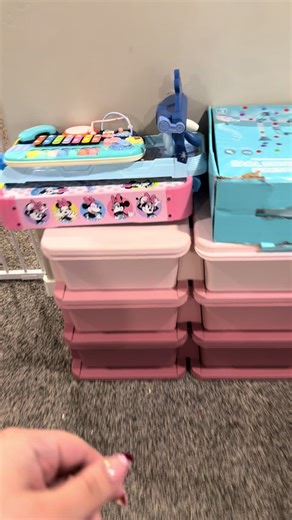 How cute are these storage bins?! #fyp #foryou #foryoupage #storagebox #toys