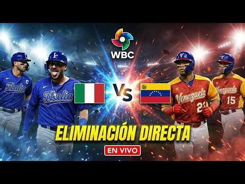 VENEZUELA vs ITALIA - EN VIVO ⚾ Juego Completo | Clásico Mundial de Béisbol