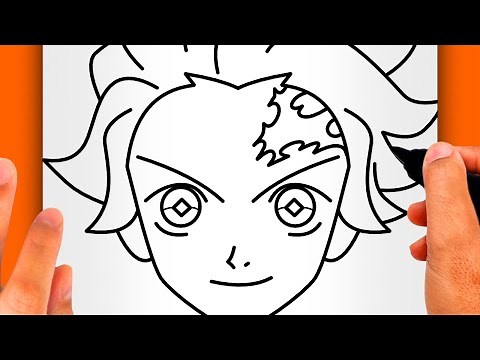 HOW TO DRAW TANJIRO (EASY TANJIRO DRAWING)