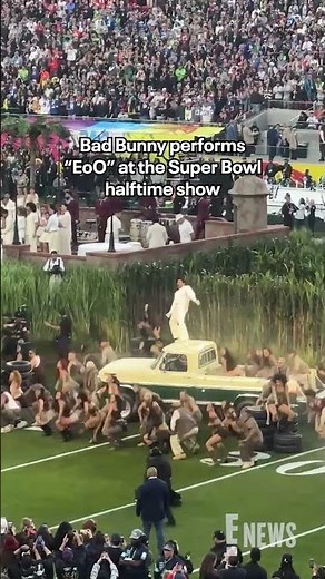 How we feel watching Bad Bunny perform “EoO” at the Super Bowl halftime show: 🤩💃❤️‍🔥