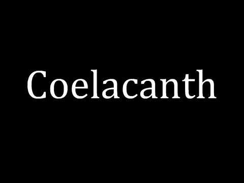 How to pronounce Coelacanth