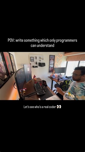 The Life In Bits on Instagram: "Write a line that would confuse normal people, but make developers cry or laugh instantly 😭 Follow @thelifeinbits where only real devs survive the stack trace 🧠 [codinghumor, developerlife, programmerjokes, techmemes, itlife, codermemes, indianreels, softwareengineer, funnyreels, frontenddev, backenddev, codingchallenge, worklifebalance, programmerlife, itmemes] #thelifeinbits #coderlife #developerhumor #softwareengineer #programmerlife #itlife #corporatehumor #