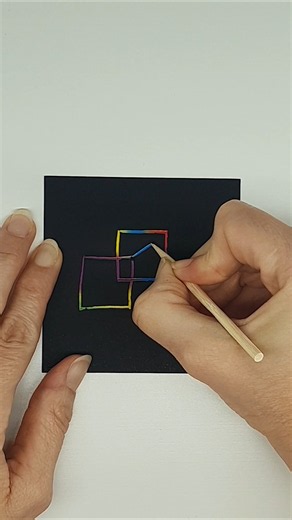 How to draw a 3D cube 🧊
