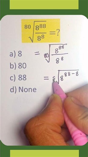 Exponent Fraction Math #maths #shortsfeed #mathematics #shorts