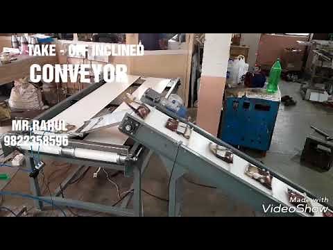pouch counting conveyor , packing machine conveyor