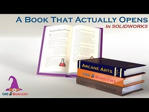 That time I designed a Book in SOLIDWORKS that Actually Opens!