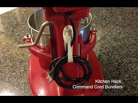 Kitchen Hack - Command Cord Bundlers