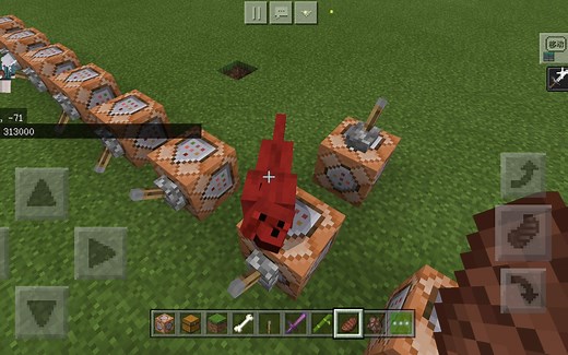 手机版我的世界竟然有红狼(可变成其它颜色的狼)???[简单易懂的指令!] 指令/summon spawnevent string格式 部分实验视频