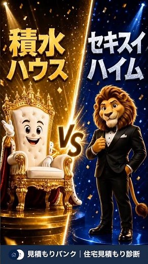 【5番勝負】積水ハウス vs セキスイハイム、あなたはどっち派?