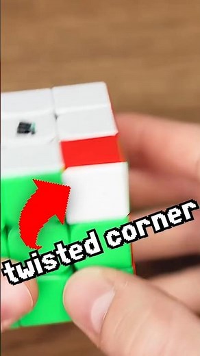 twisted corner of solve and mirror cube solve #rubikscube