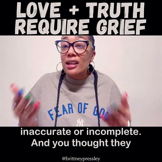 Love + Truth Require Grief | 01-08-2026 | Brittney Pressley