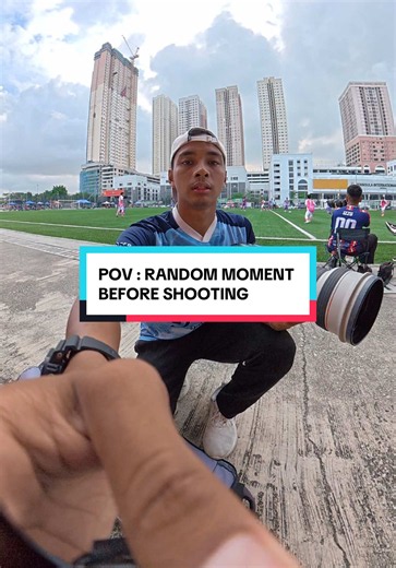POV : Random Moment before shooting for MSSD Petaling Perdana 😂 #mssd #football #sportphotography