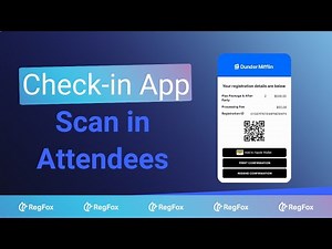 How to Use RegFox’s Check-in App To Scan in Attendees