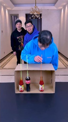 Coke Drinking Challenge Is So Exciting, Can You Tell The Difference? # Funnyfamily# PartyGames