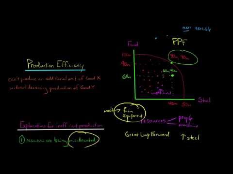 Inefficient Production in Economics: how some economies misallocate or waste resources