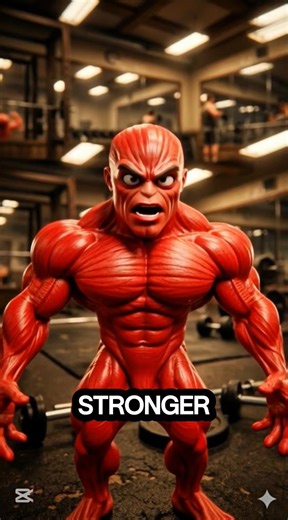 how do muscles grow #ai #aiart #aiart #aishorts #gym #health