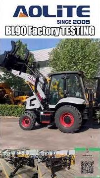 #AOLITE #chinese #loader #backhoe vs Heavy Logs – Full Power Test