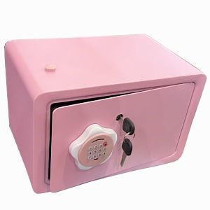 [Hot Item] Mini Size Lightly Color Safety Deposit Box with Key Lock for Money and Jewelry