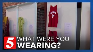 Exhibit shows clothes worn by women who survived assault