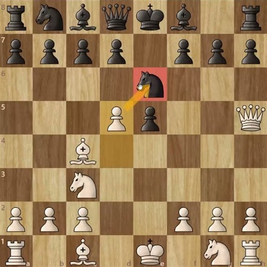 Deadly 7-Move Chess Trap Wins the Queen! ‼️💎🔥 #chess
