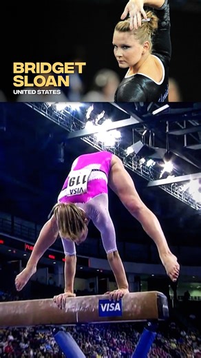 Strength, balance & control — Bridget Sloan's beam mount was incredible. #gymnastics | Sporteverywhere
