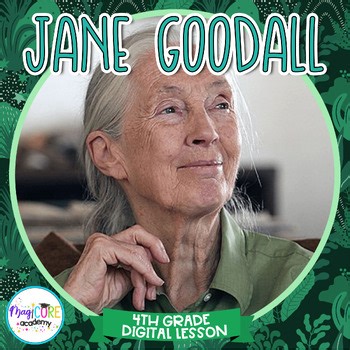 Jane Goodall Digital Biography Women's History Activity, Video Lesson & Quiz