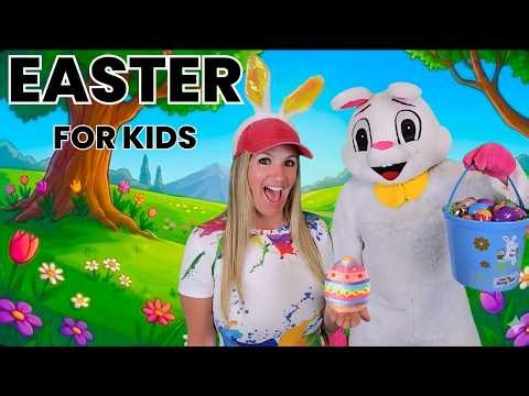 Toddler Learning - Easter Bunny Scavenger Hunt! | Easter Egg Hunt for Kids | Counting & Colors