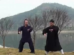 武当派钟云龙道长传授徒弟实战功夫，非常厉害的一位武术家！,武当道长钟云龙实战- 抖音