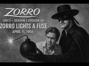 Zorro (1957)[4K]–S01E30: #GuyWilliams #DisneyZorro #ClassicTV #RetroTVShow