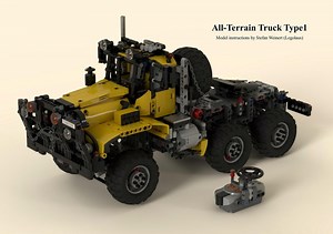 LEGO MOC-28166 All-Terrain (Offroad) Truck Type1 Remote Controlled (Technic 2019)