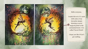 1.8K views · 183 reactions | “Secret Portal” A Lavinia Stamps Picture Tutorial by our Talented DT member Mona Hauge 栗 Follow along as Mona shows you the magical steps she takes to create her beautiful creations  For more step-by-step tutorials, follow the link below! Happy Crafting 栗 Https://laviniastamps.com/step-by-step-tutorials/ | Lavinia Stamps | Facebook