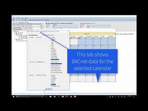 Viewing BACnet Calendars with Cimetrics BACnet Explorer