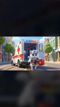 Paws of Justice: The Fast & The Furriest 🚓🐱 #meowmoments #cat #aianimation