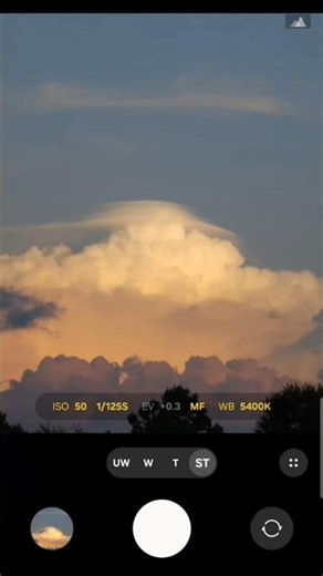 Watch Pileus Clouds Form Above Growing Storm