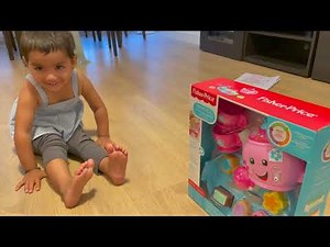 USA Canada Fisher Price Laugh & Learn Sweet Manners Tea Set Toy Review for 2 years old by Takshvi