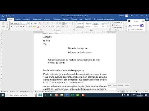 Comment Rédiger une Demande de Rupture Conventionnelle d'un Contrat de Travail